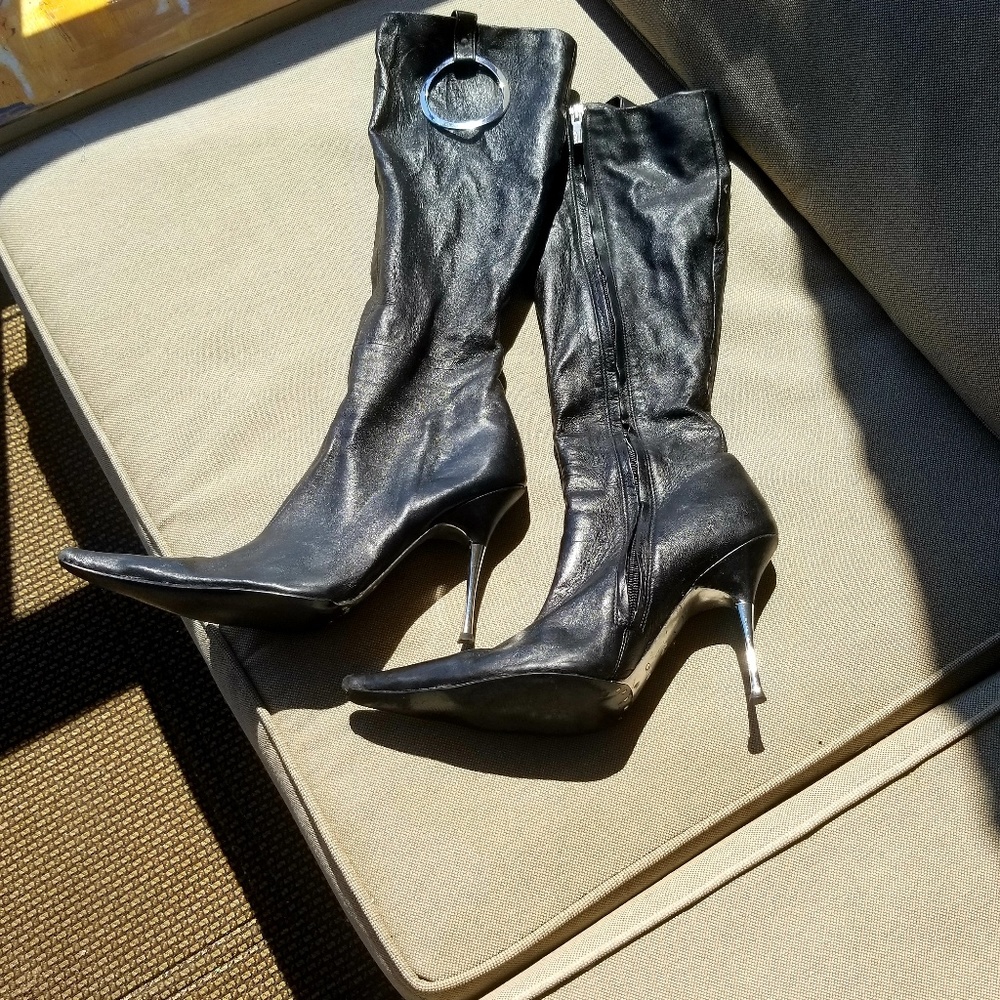 Aldo Black Tall Boots